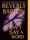 Don't Say a Word eBook
